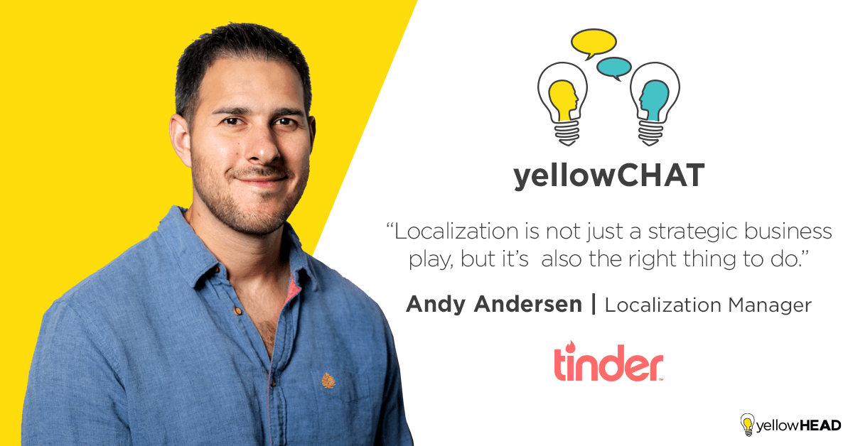 Andy Andersen, Tinder, yellowCHAT